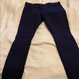J Crew Ponte pants ankle length navy blue size 6